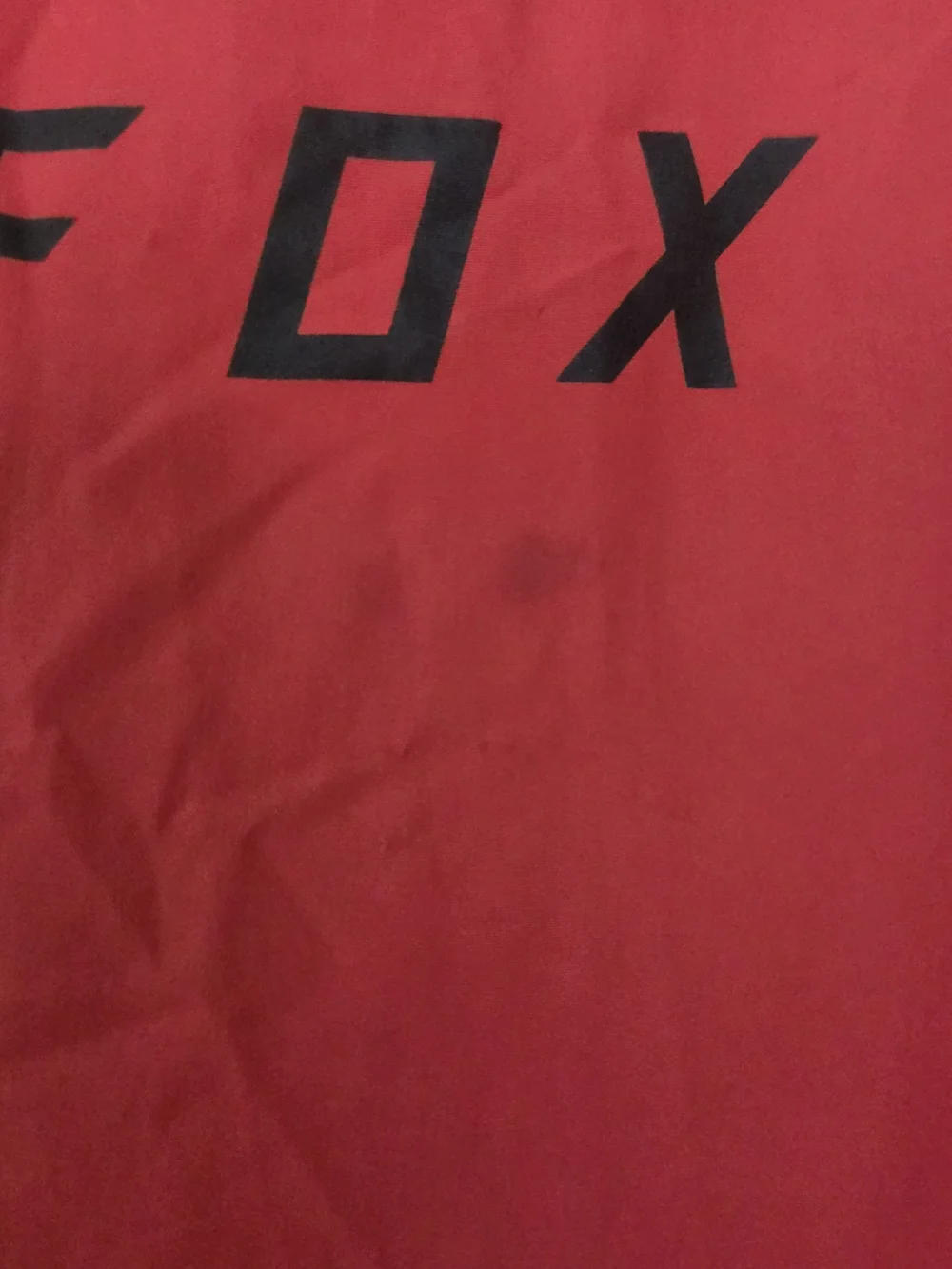 FOX Men's Red Lightweight Hooded Jacket